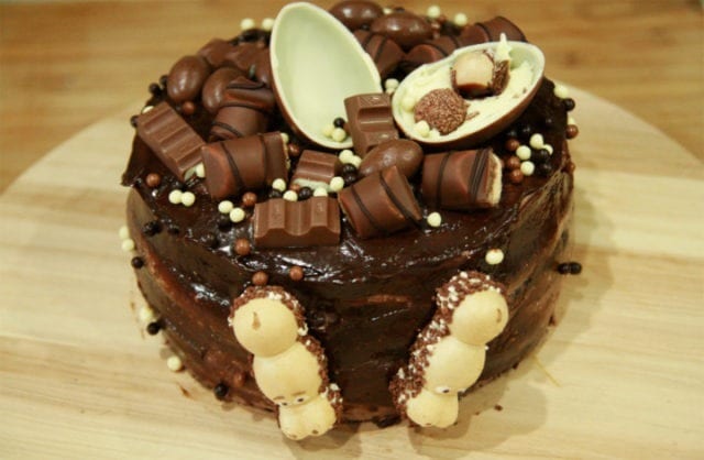 czekoladowy kinder tort