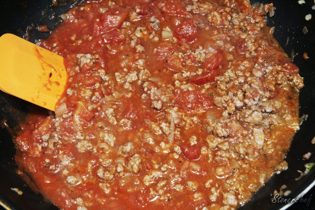 wołowina w sosie pomidorowym