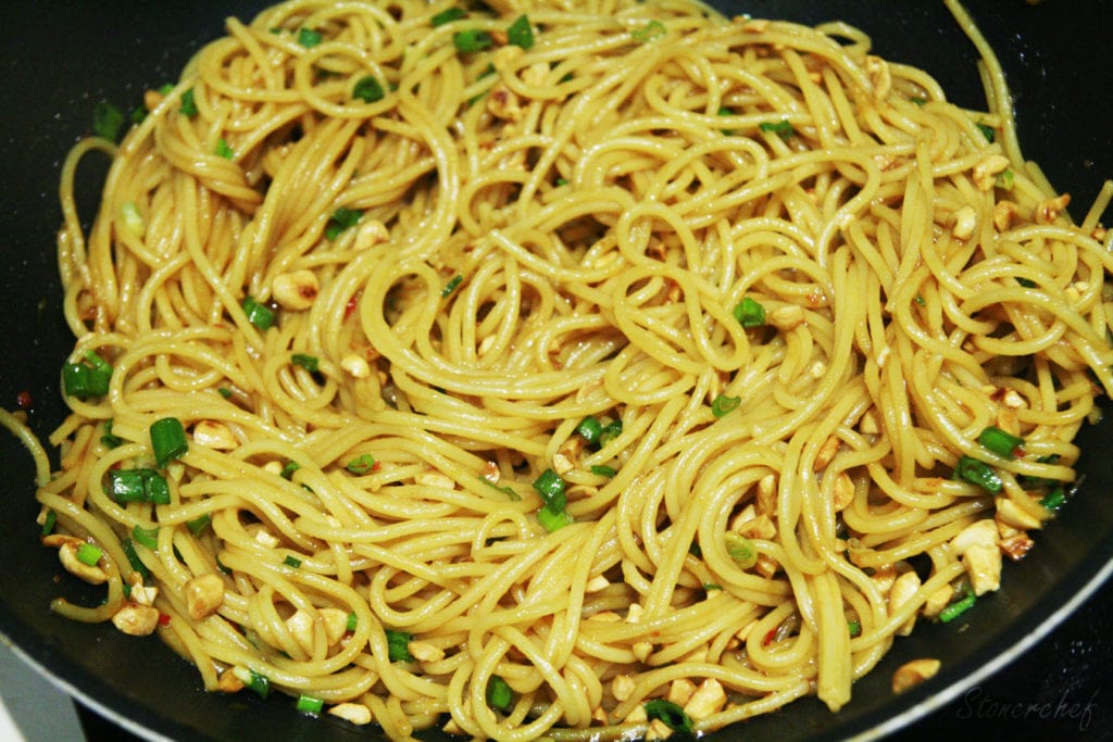 spaghetti kung pao