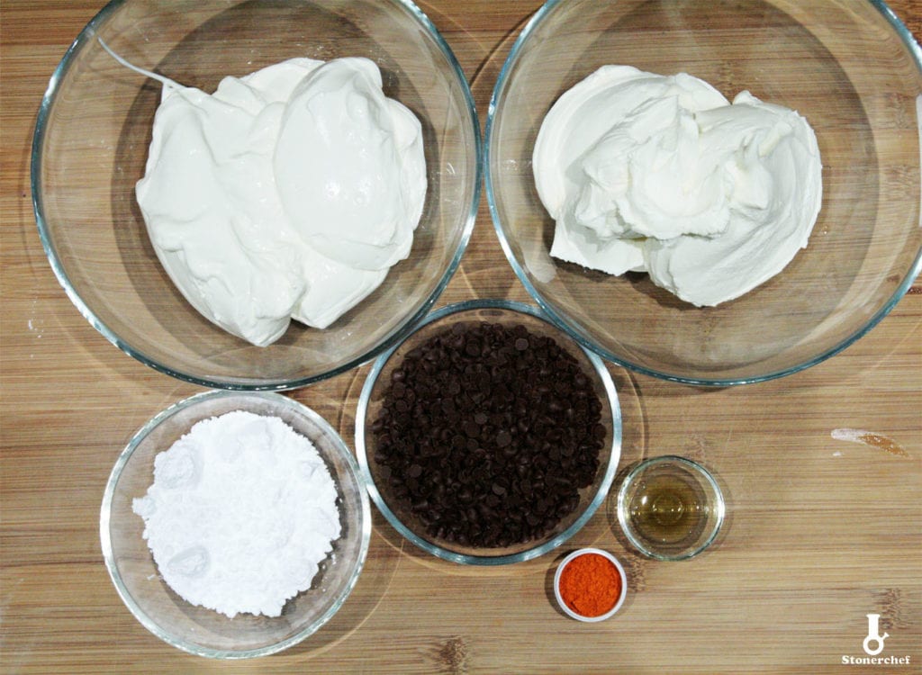 składniki na miętowy krem do tortu oreo