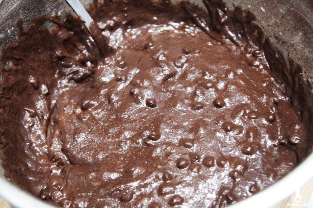 masa na podwójnie czekoladowe babeczki